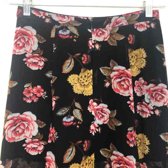 High Rise Floral Center Slit Maxi Skirt Size Small - Picture 8 of 10